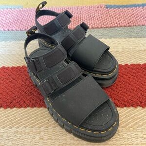 Doc Martens Black Platform Sandals